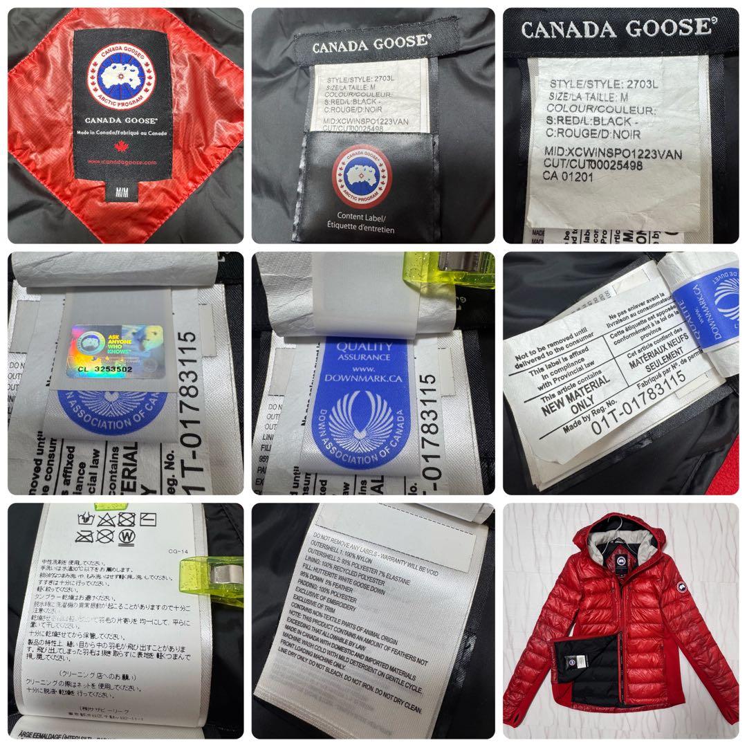   HYBRIDGE LITE HOODY レッド 黒 M