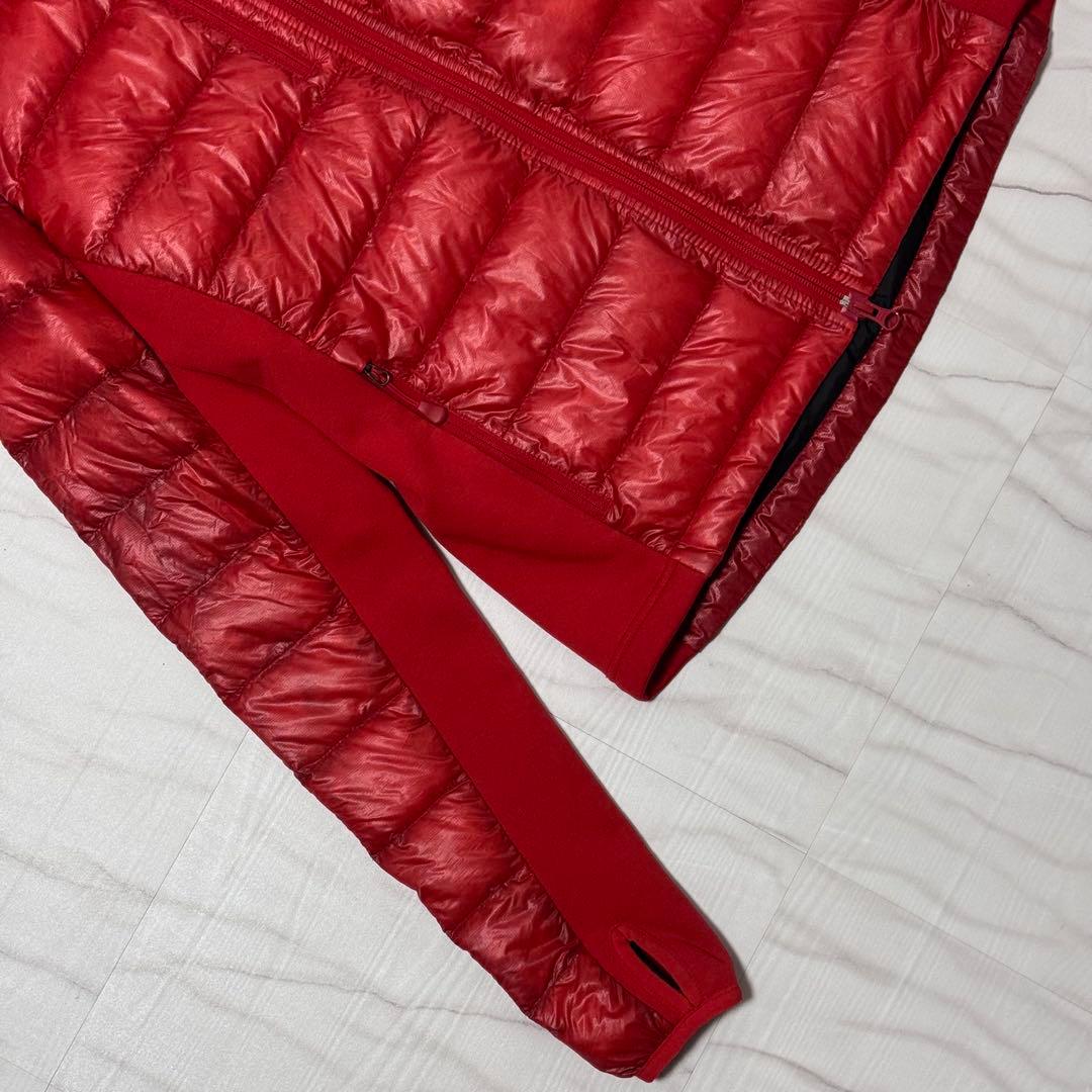   HYBRIDGE LITE HOODY レッド 黒 M