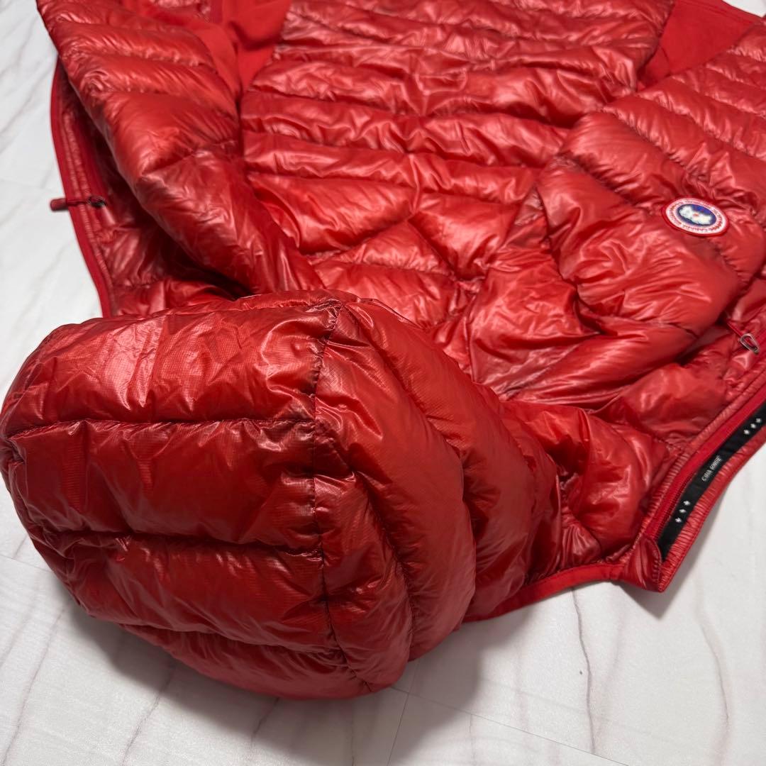   HYBRIDGE LITE HOODY レッド 黒 M