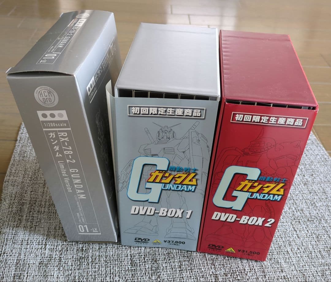 機動戦士ガンダム DVD-BOX 1、DVD-BOX2