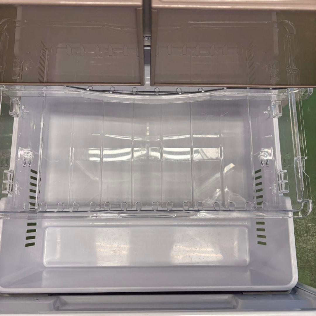 573 イチオシ　冷蔵庫　大型　400L強 ガラストップ　5ドア　半年保証付