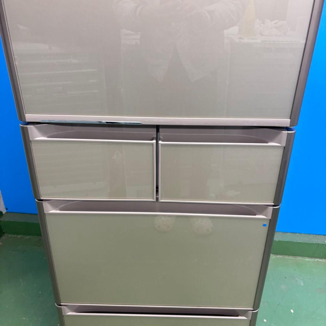 573 イチオシ　冷蔵庫　大型　400L強 ガラストップ　5ドア　半年保証付
