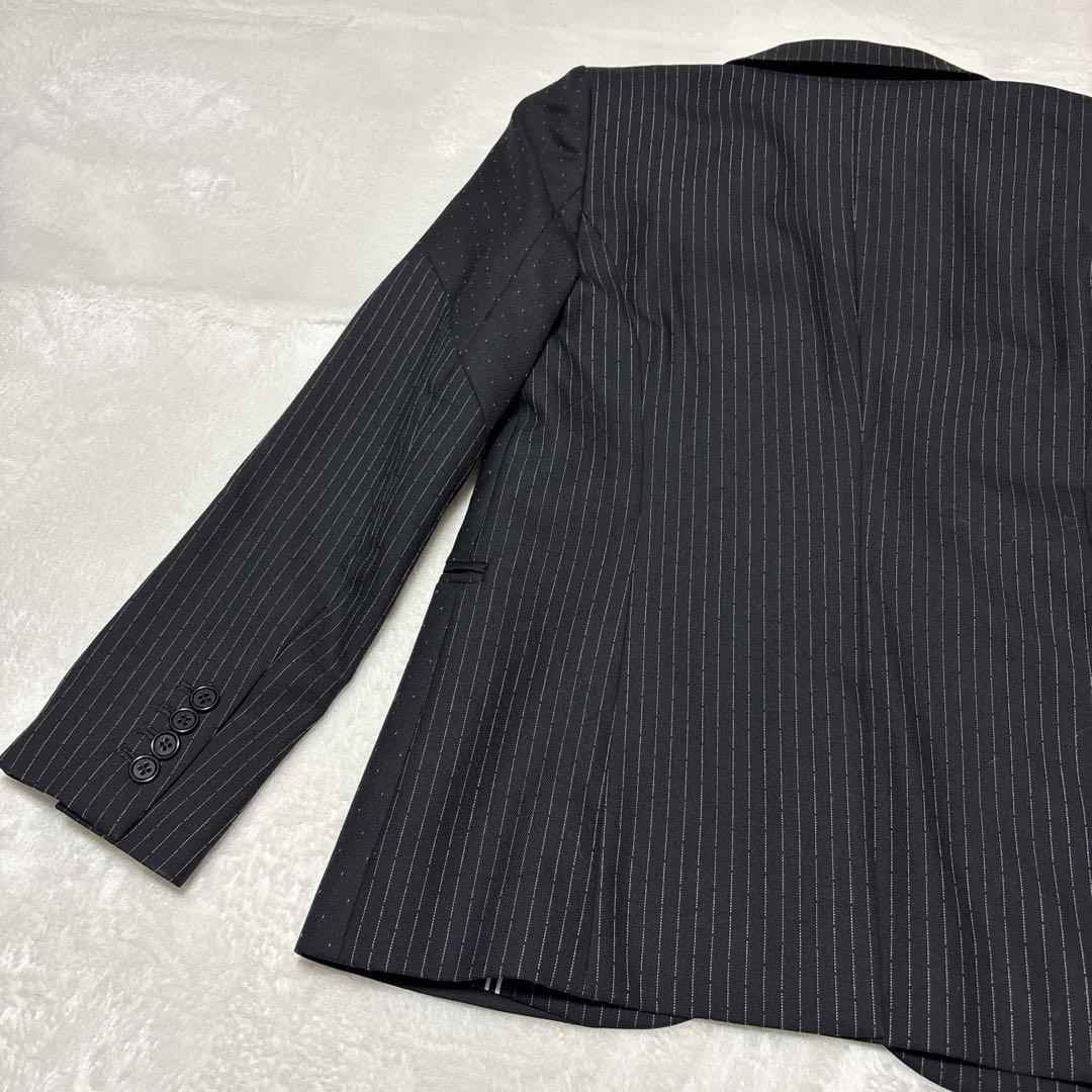 【極美品】ポールスミス　セットアップ　切替デザイン　切り返し　ブラック　L