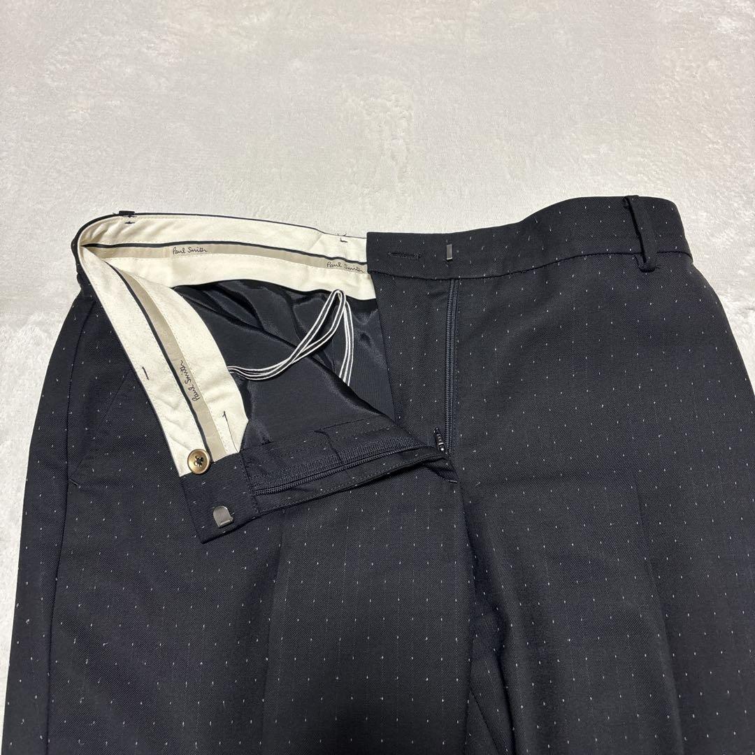 【極美品】ポールスミス　セットアップ　切替デザイン　切り返し　ブラック　L