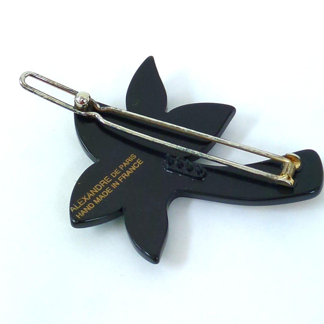 アレクサンドルドゥパリ ヘアピン グリーン ピンク イエロー ブラックフランス製