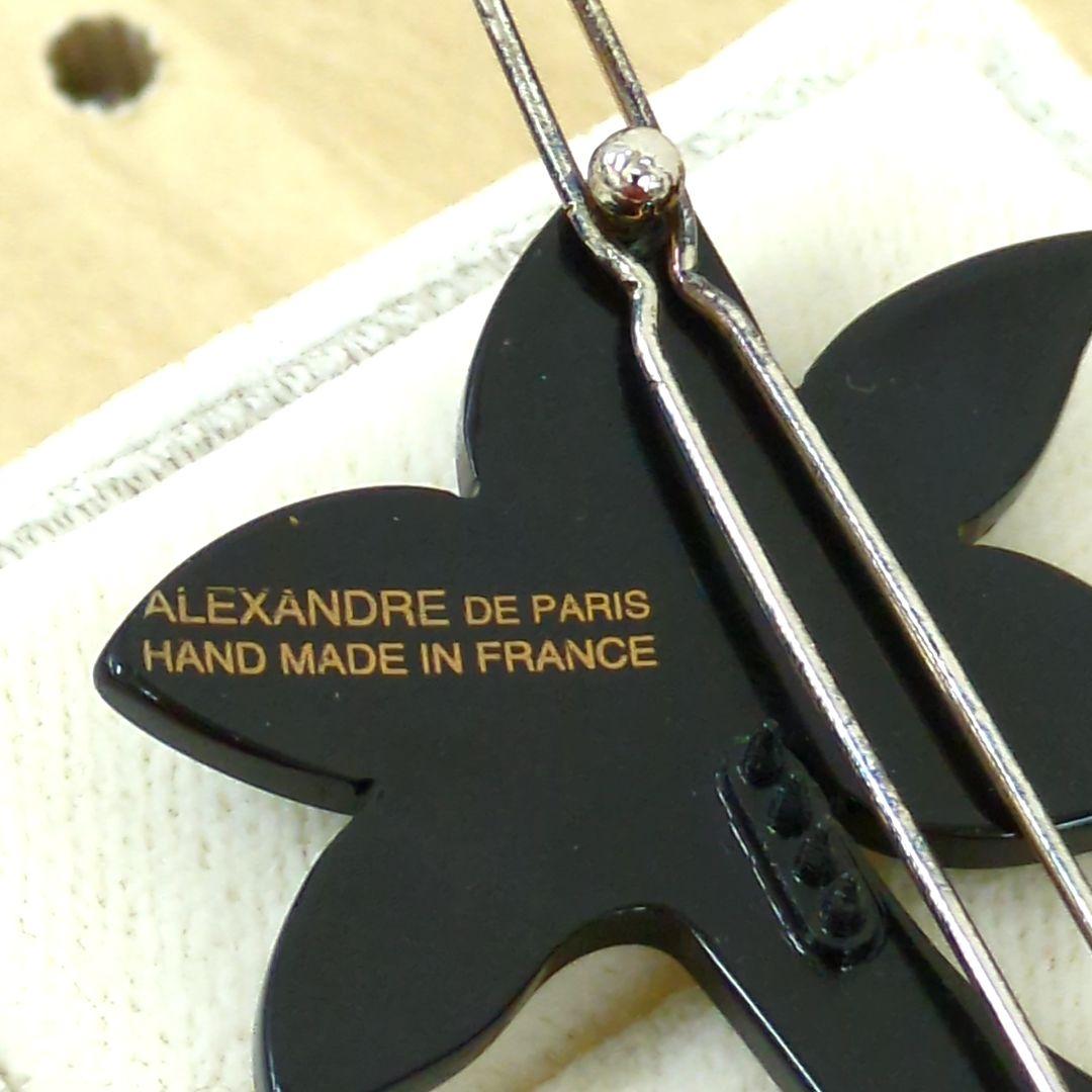 アレクサンドルドゥパリ ヘアピン グリーン ピンク イエロー ブラックフランス製