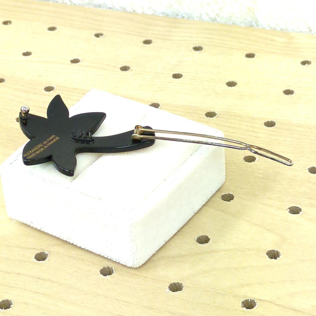 アレクサンドルドゥパリ ヘアピン グリーン ピンク イエロー ブラックフランス製