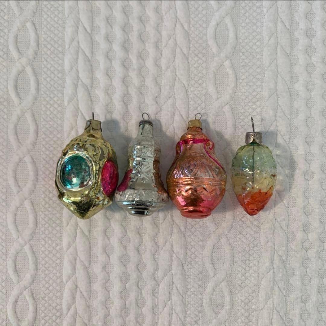 ✿ harumi様 ✿ ソビエト ガラスオーナメント 5点まとめ売り