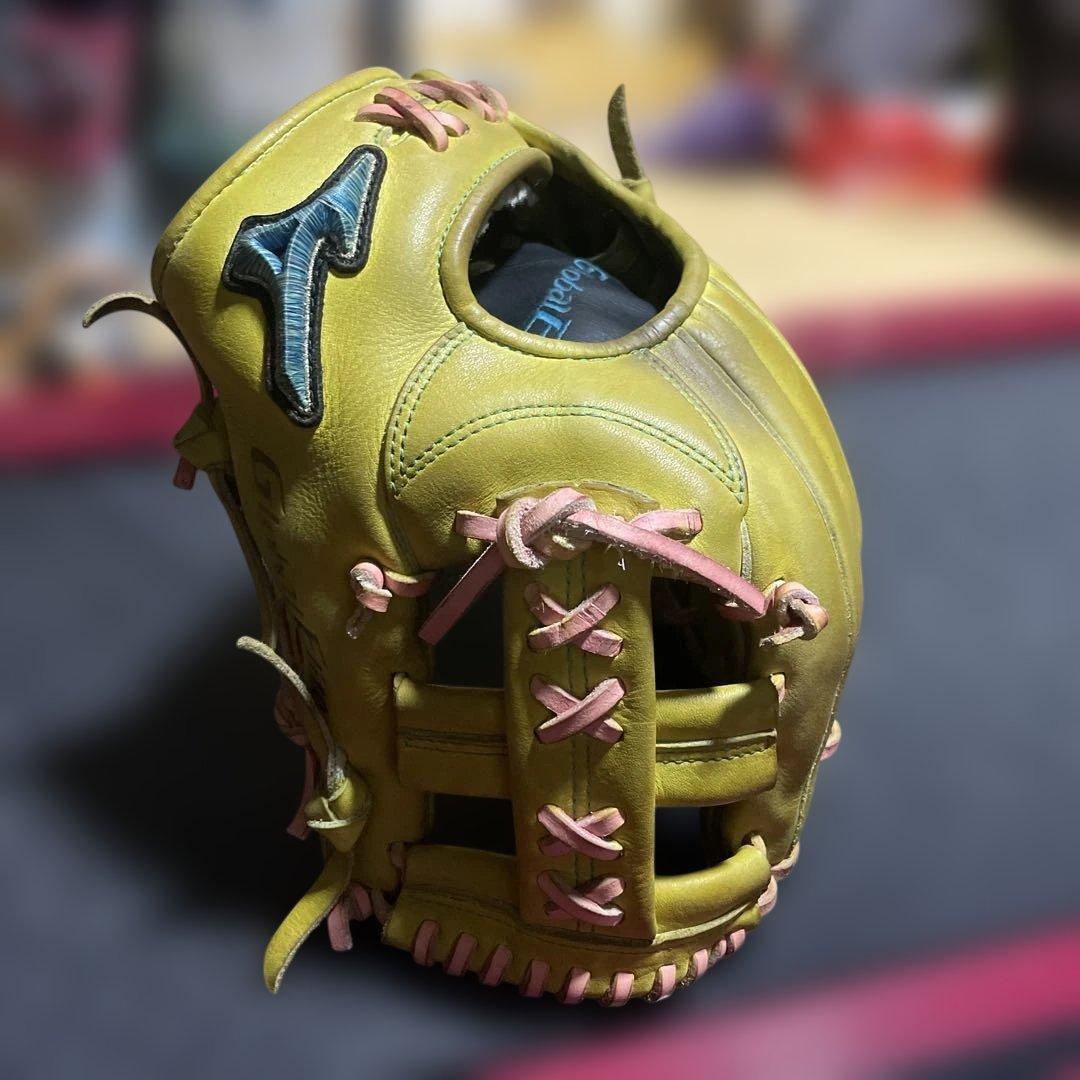 C*L様 ミズノグローバルエリートダイバーシティブルー軟式グローブ