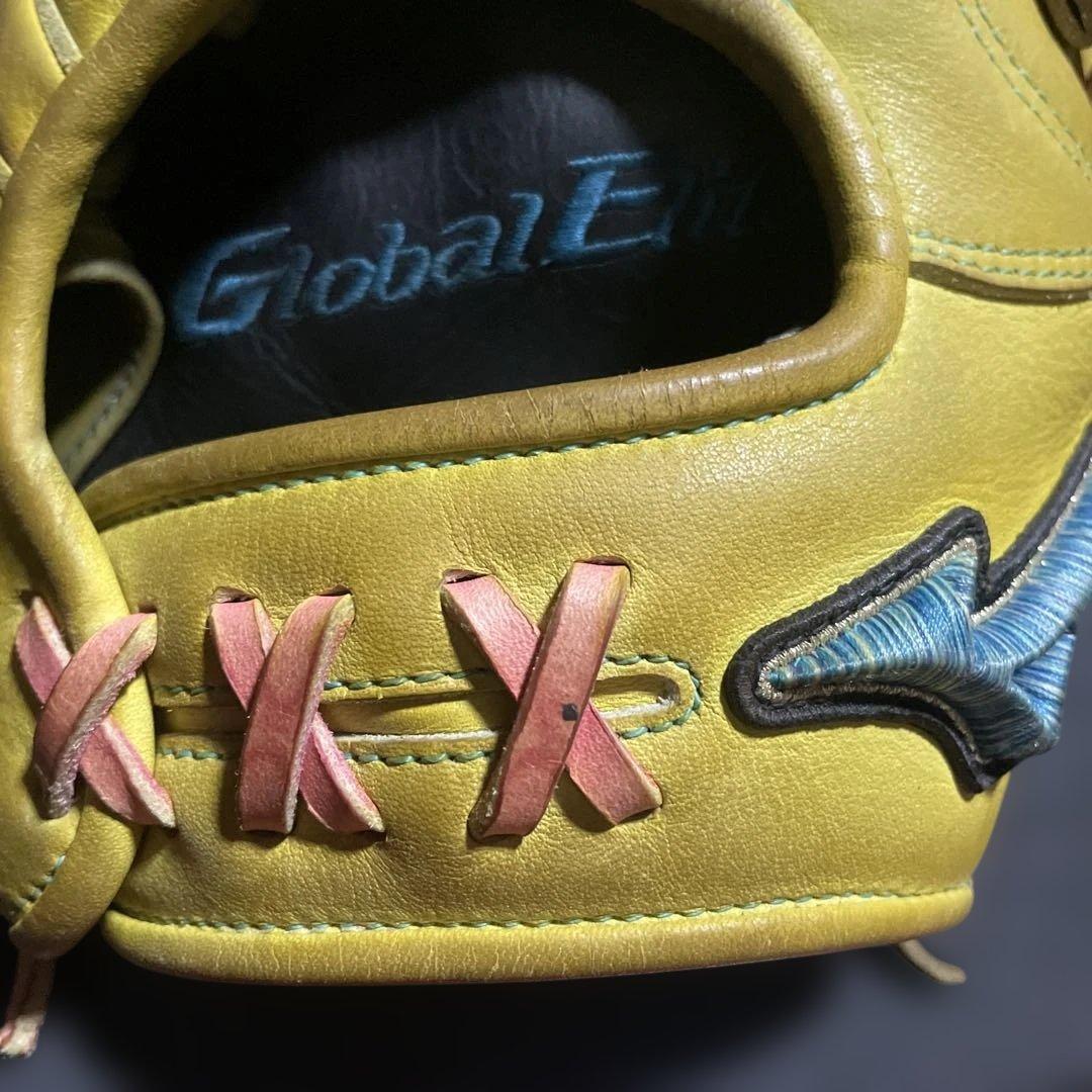 C*L様 ミズノグローバルエリートダイバーシティブルー軟式グローブ