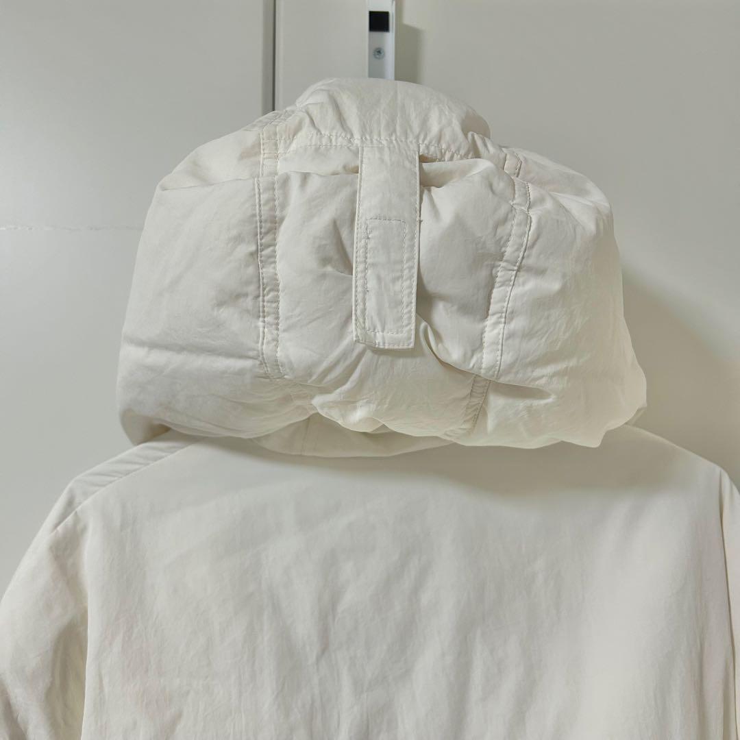 COCODEAL フードショートダウン 白 ホワイト アウター