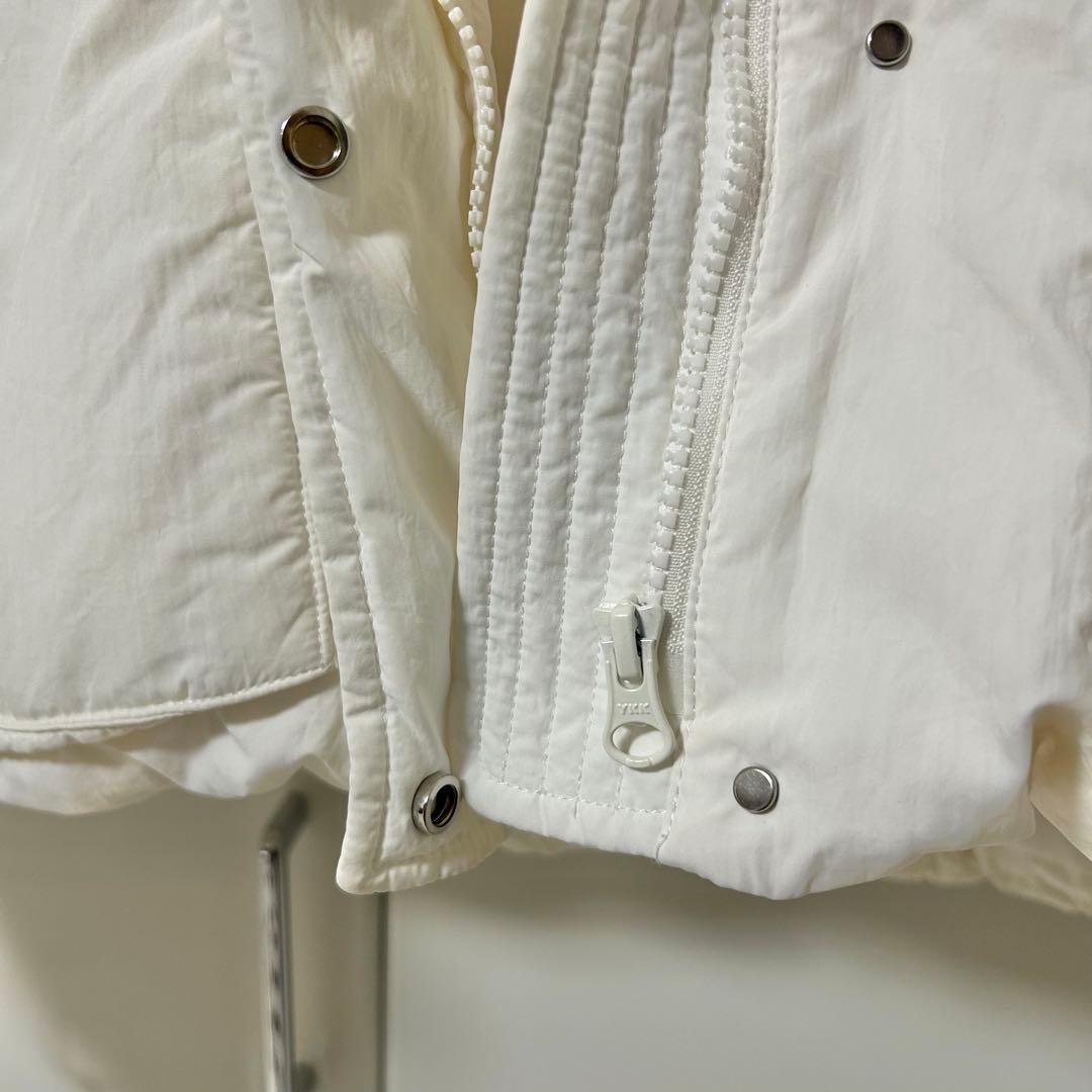 COCODEAL フードショートダウン 白 ホワイト アウター