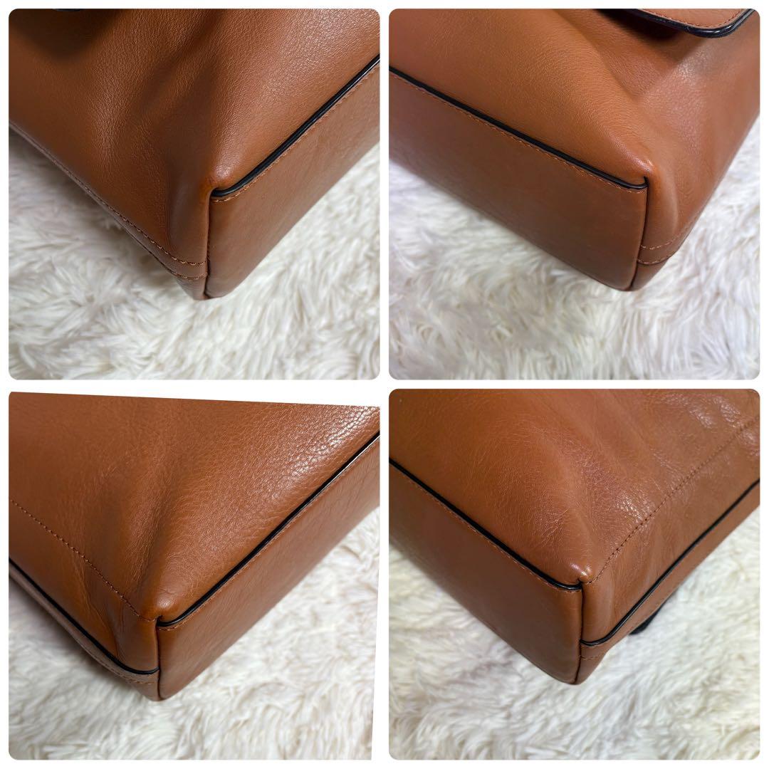 kenken様コーチ サリバン スムース メッセンジャーバッグ ブラウン A4