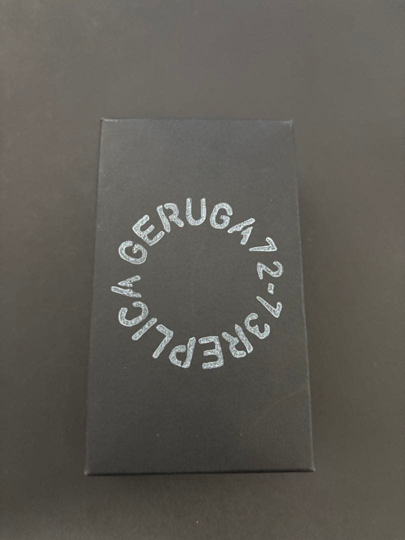 GERUGA ゲルガ フック型キーホルダー BRASS / BLACK加工