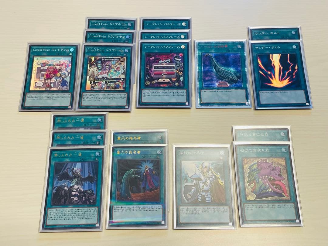 N*0様 スリーブ付き♪ イビルツインデッキ メイン40枚＋EX15枚