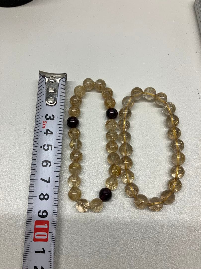 AAAA(4A級) タイタンルチルクオーツ ２セット