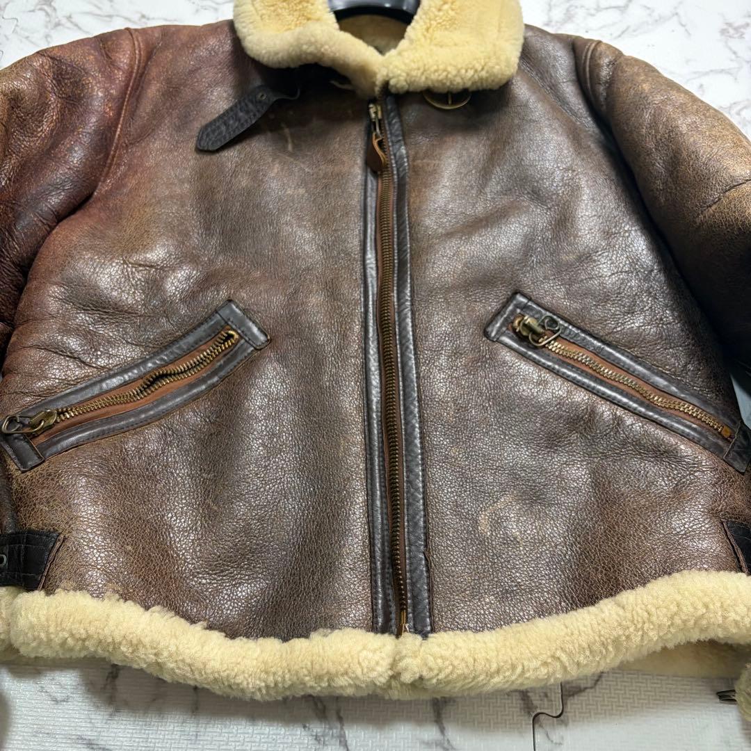 雰囲気抜群✨アヴィレックス B-9 フライトジャケット ムートン 40size