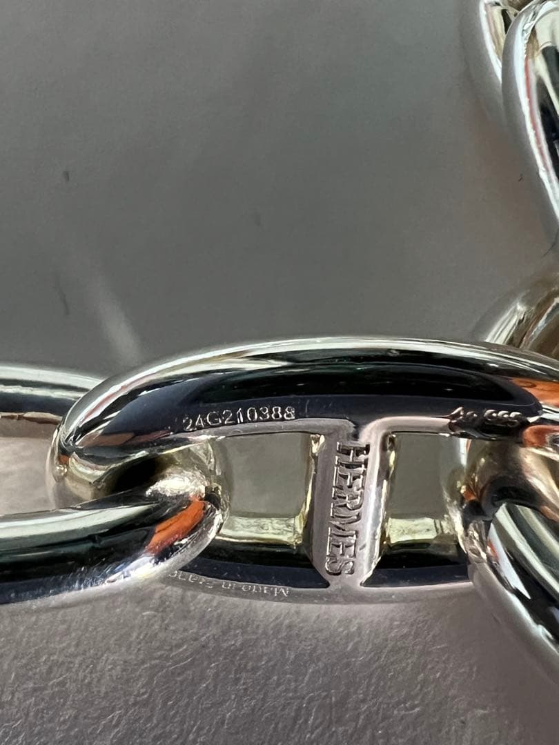 【新品未使用】エルメス シェーヌダンクル ネックレス GM29コマ　即日発送