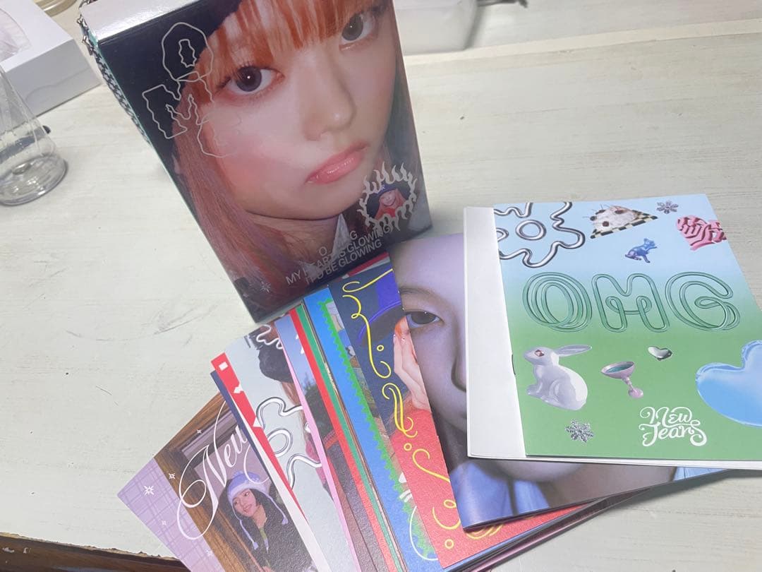 ニュージーンズ　カラフルCD収納ボックスセット