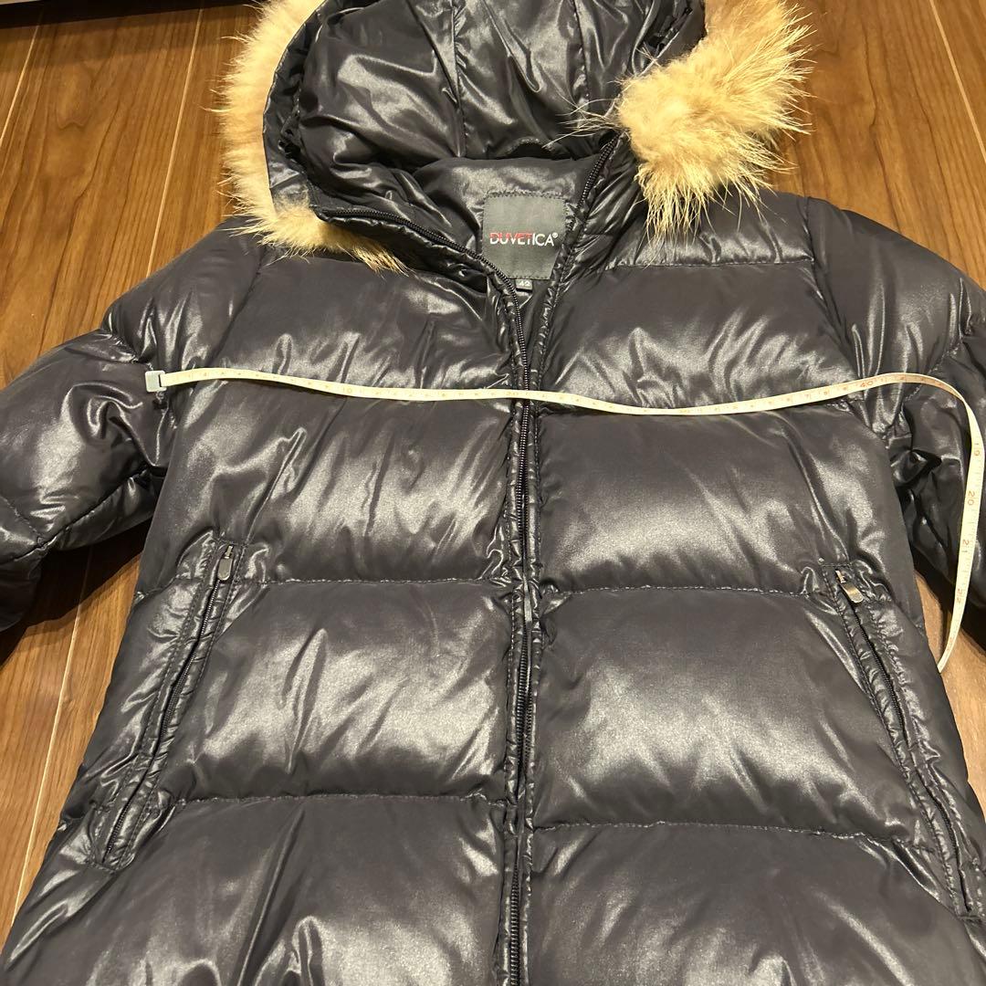 OK　DUVETICA ブラックダウンジャケット 42