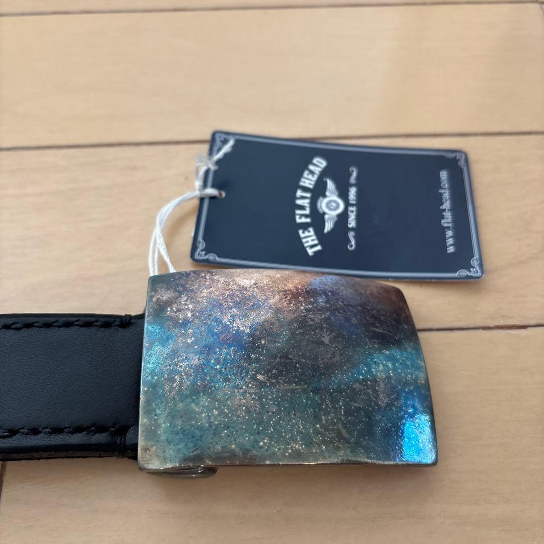 フラットヘッド スクエアバックルベルト