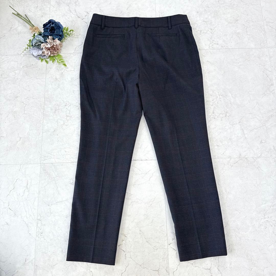 美品☆LES MUES AOKI パンツスーツ　セットアップ　11号　チェック柄