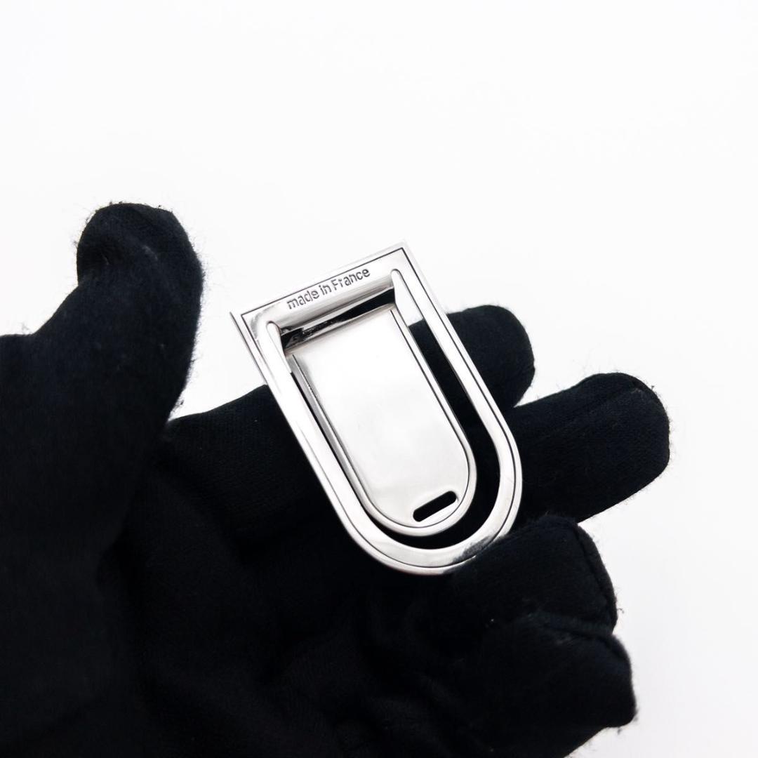 【超極美品】ルイヴィトン　パンスビエポルトアドレス　マネークリップ　シルバー