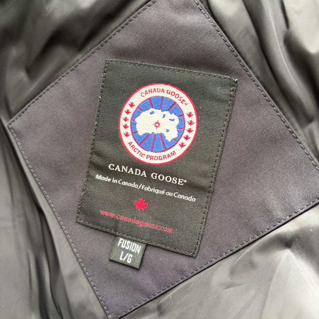 【極美品✨】カナダグース　マクミランパーカ　Lサイズ　ネイビー　国内正規品