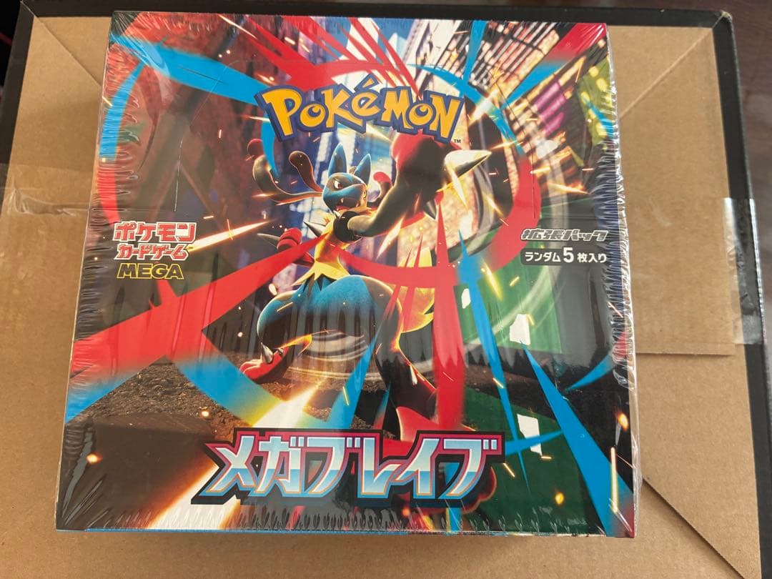 ポケモンカードゲーム メガブレイブ box シュリンク付き