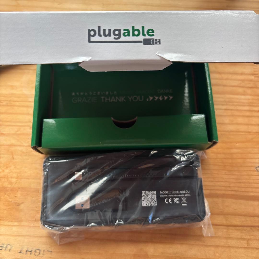 Plugable USB-C 変換グラフィックアダプタ ディスプレイ変換