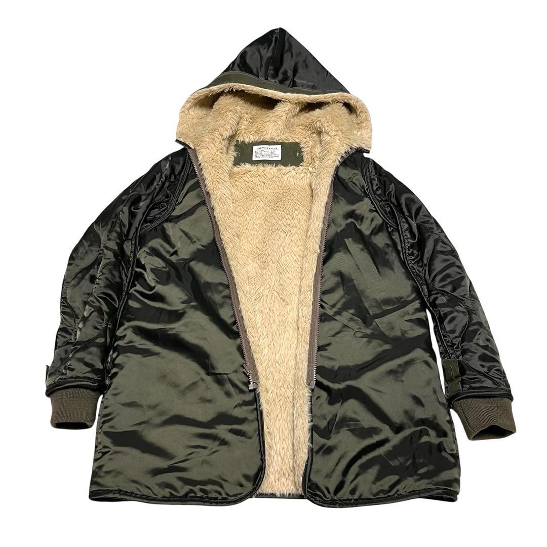 【美品】アメリカンラグシー モッズコート オリーブ Ｍ 4way ラクーンファー