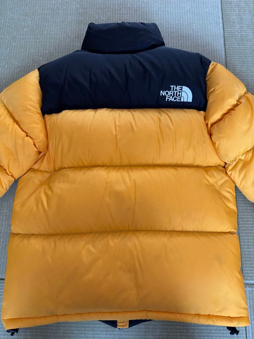 THE NORTH FACE ダウンジャケット Ｌ　イエロー/ブラック