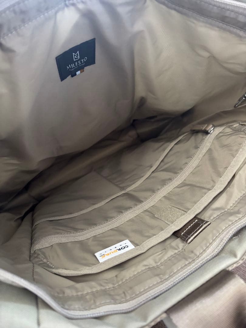 ミレスト　グレー ジュ　バックパック　 L STLAKT 圧縮ポーチ　セット