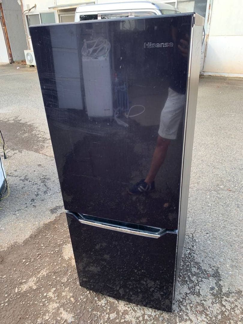 ♦Hisense 2ドア冷凍冷蔵庫【2017年製】HR-D15AB