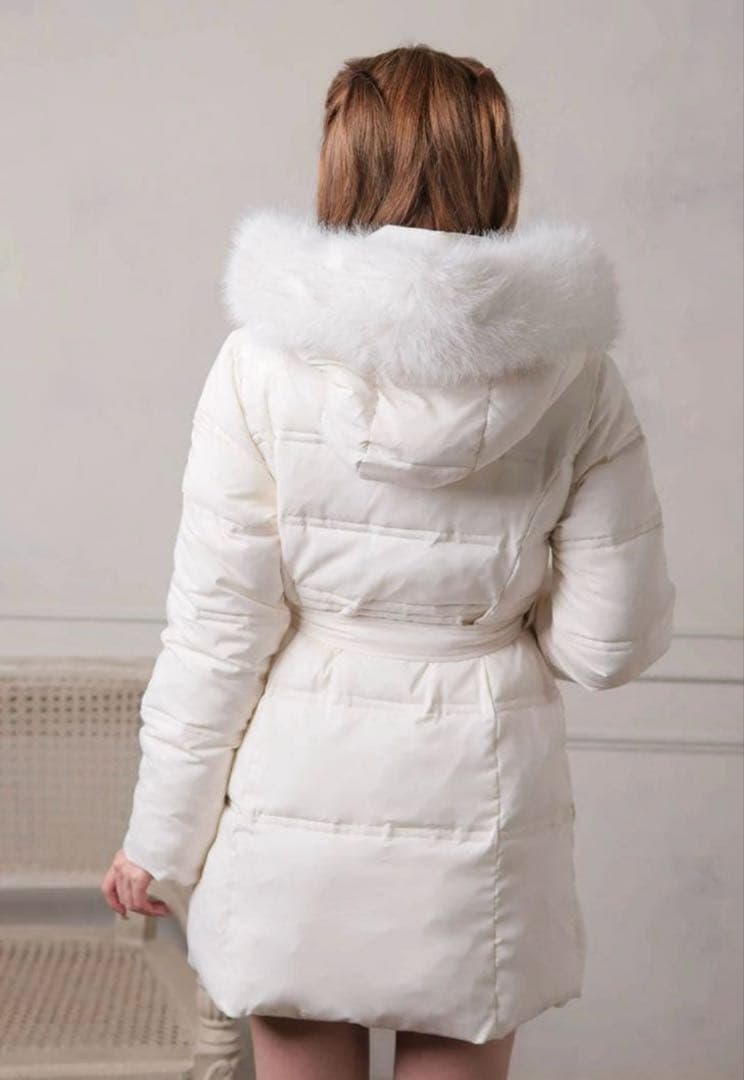 リップサービス★新品タグ付き　試着品★ ボリュームファーフェイクダウンコート　S