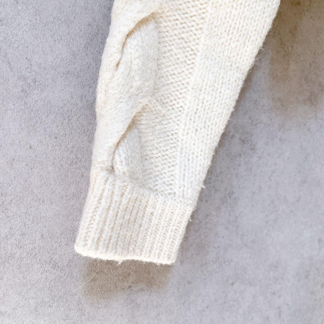 【美品】ヴィヴィアンウエストウッド レッドレーベル アルパカ混 ケーブルニット