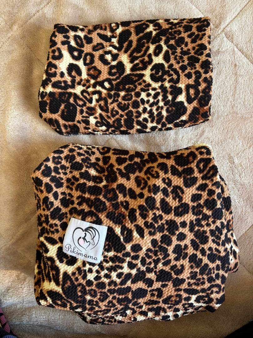 Pikimama ヒョウ柄 抱っこ紐　スリリング　Mサイズ