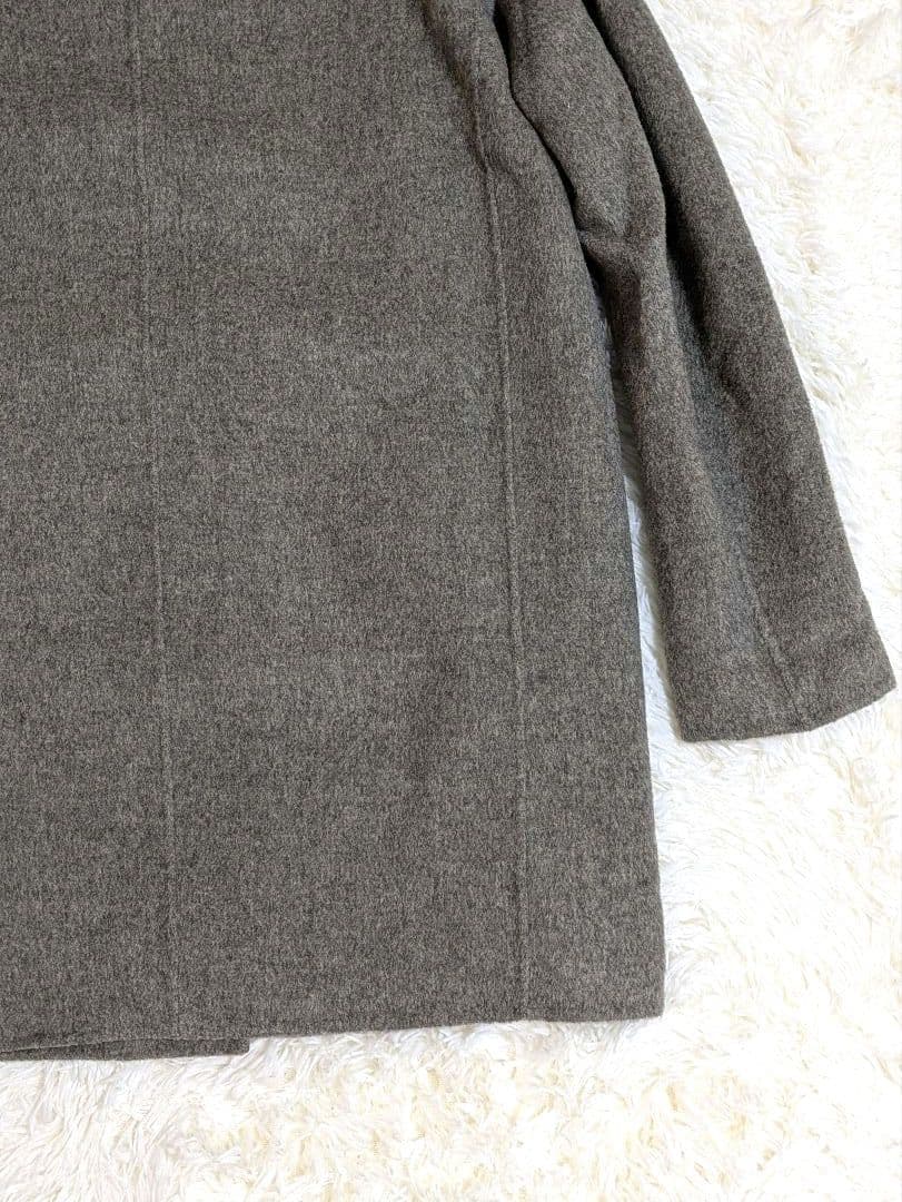 【美品】Theory セオリー ミドル丈リバーコート ダブルフェイス S