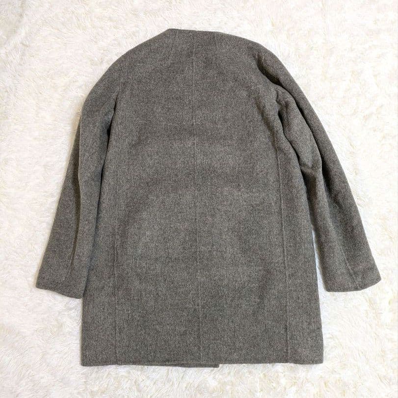【美品】Theory セオリー ミドル丈リバーコート ダブルフェイス S