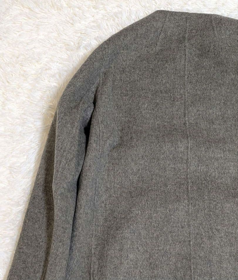 【美品】Theory セオリー ミドル丈リバーコート ダブルフェイス S