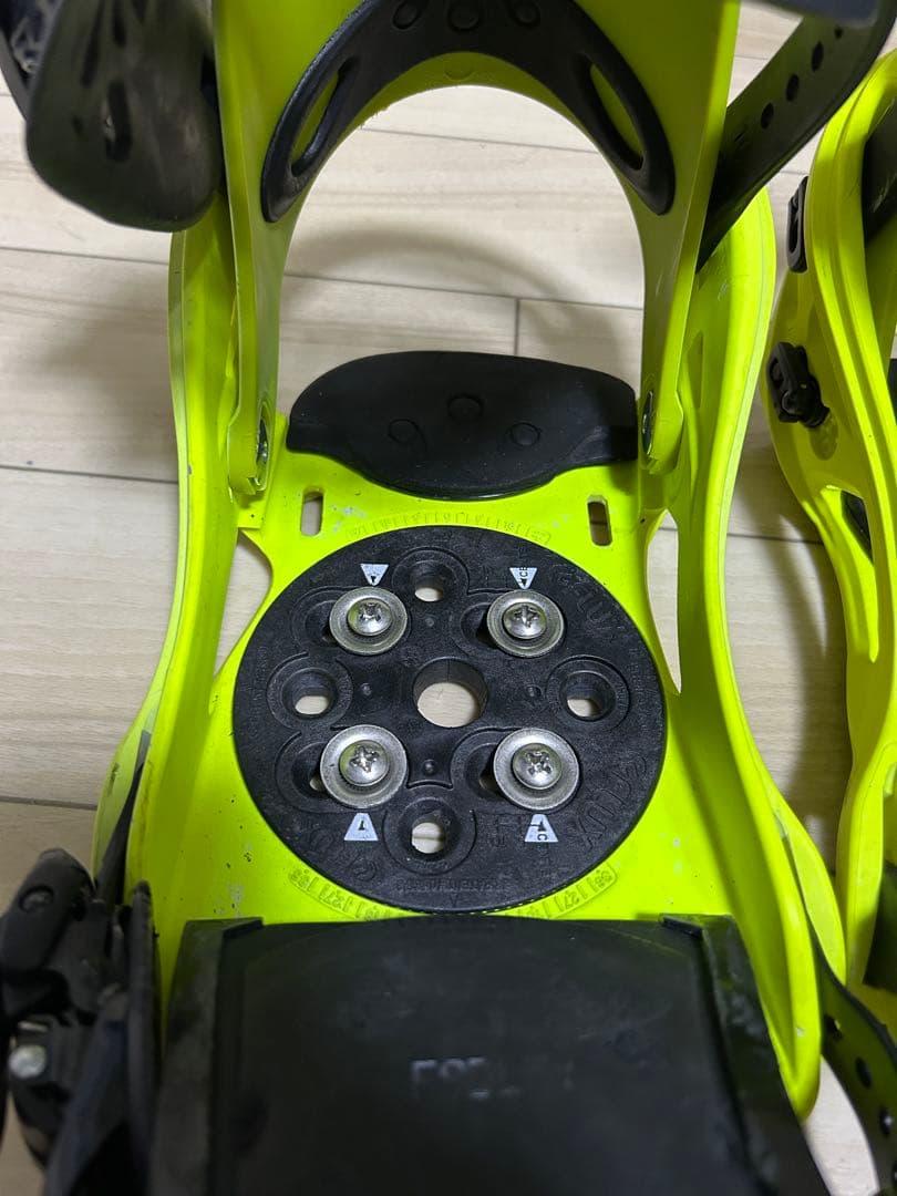 FLUX スノーボード ビンディング DSL Mサイズ イエロー