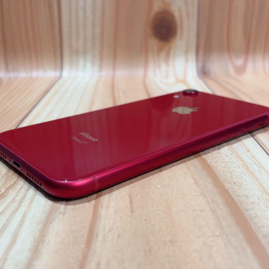 SIMフリー 本体 iPhone XR 64 GB レッド 523 電池良好