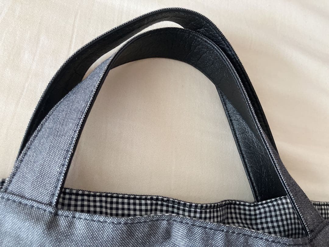 【美品】フェイラー　ファミリア　コラボ　トートバッグ　デニムバッグ