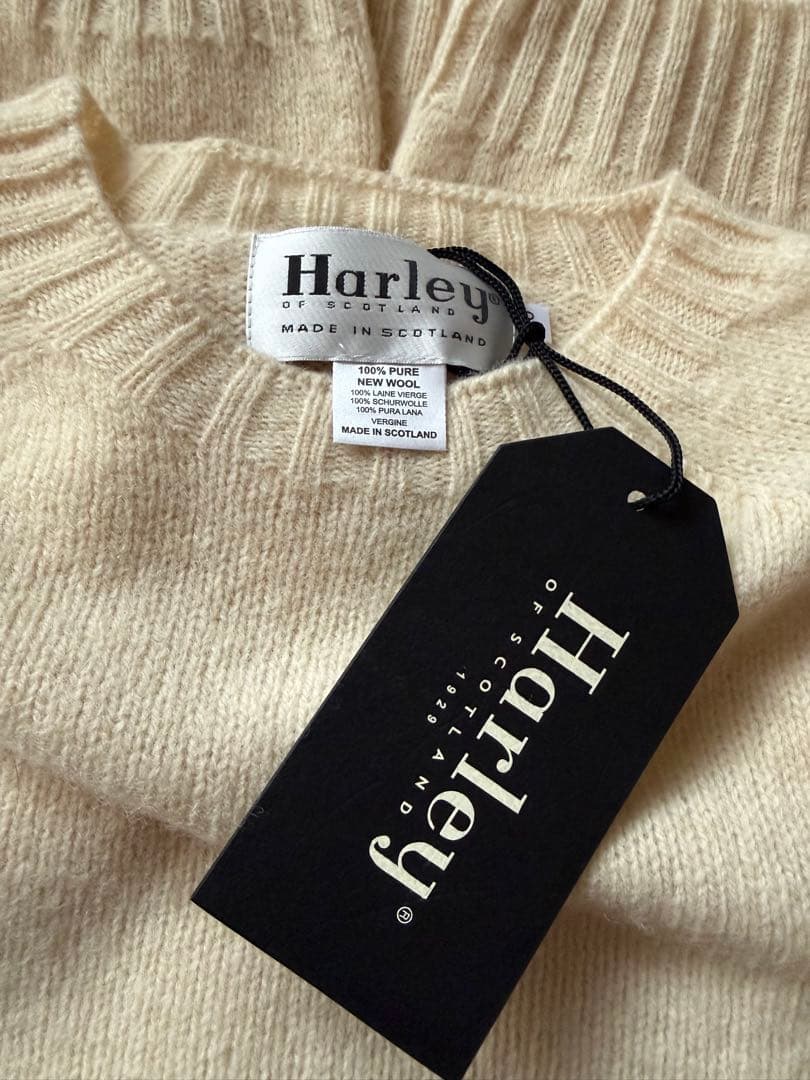 新品 Harley of Scotland クルーネックセーター 40
