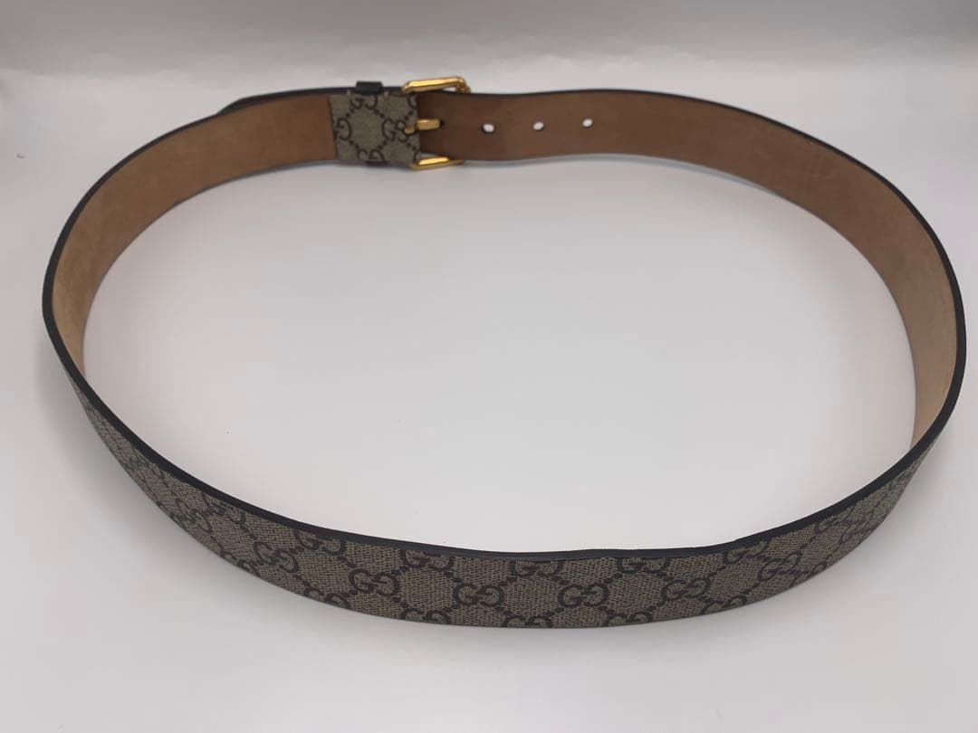 GUCCI スネーク GGスプリーム キャンバス ベルト P55