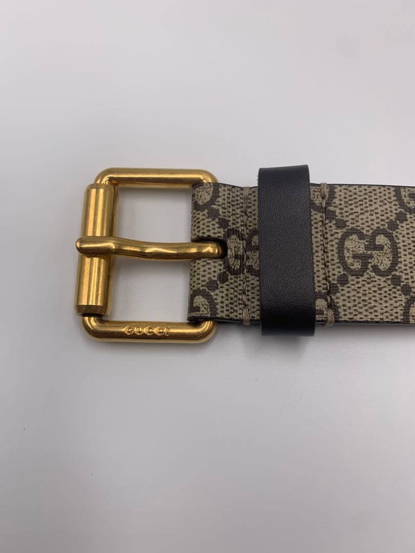 GUCCI スネーク GGスプリーム キャンバス ベルト P55