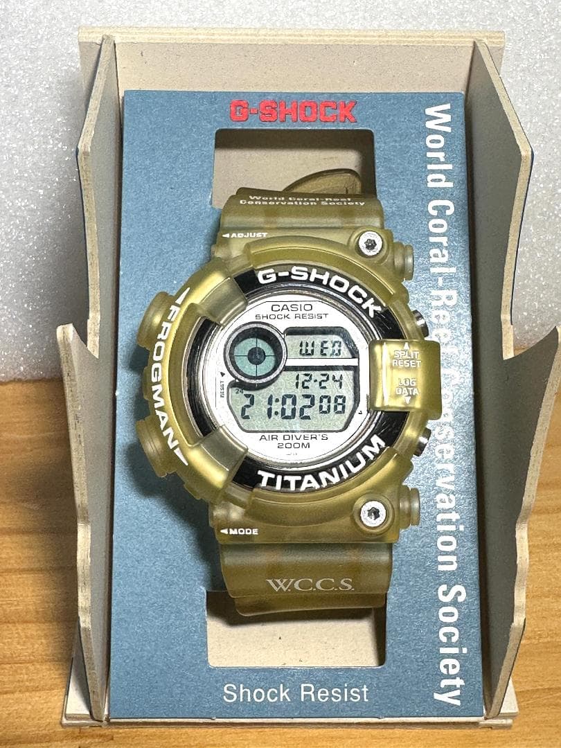 G-SHOCK FROGMAN DW‑8201WC‑7T W.C.C.S.