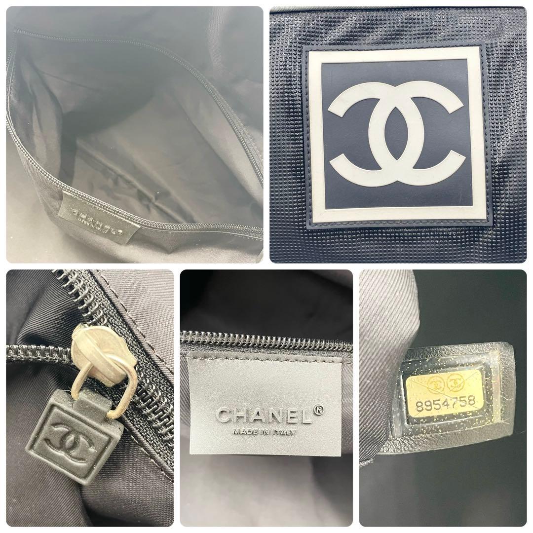 CHANEL スポーツライン ボストンバッグ ココマーク Gカード&シール◎