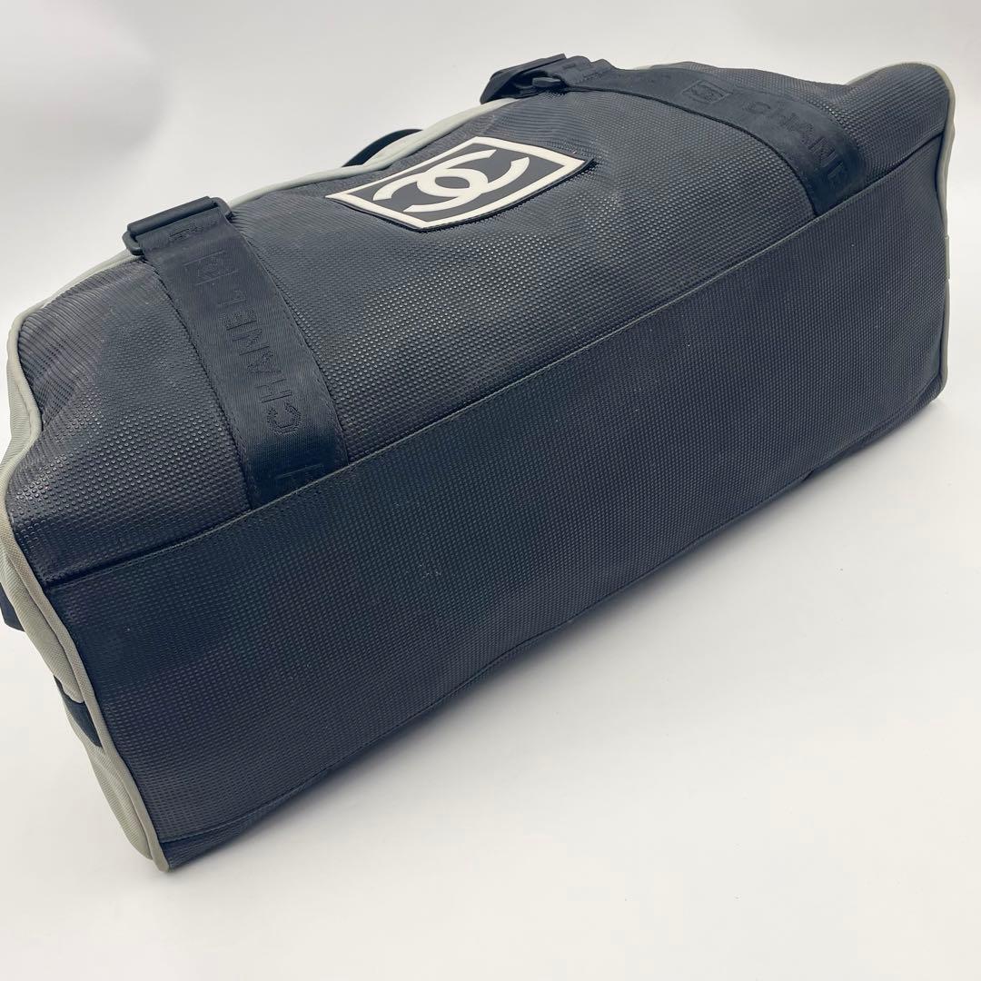 CHANEL スポーツライン ボストンバッグ ココマーク Gカード&シール◎