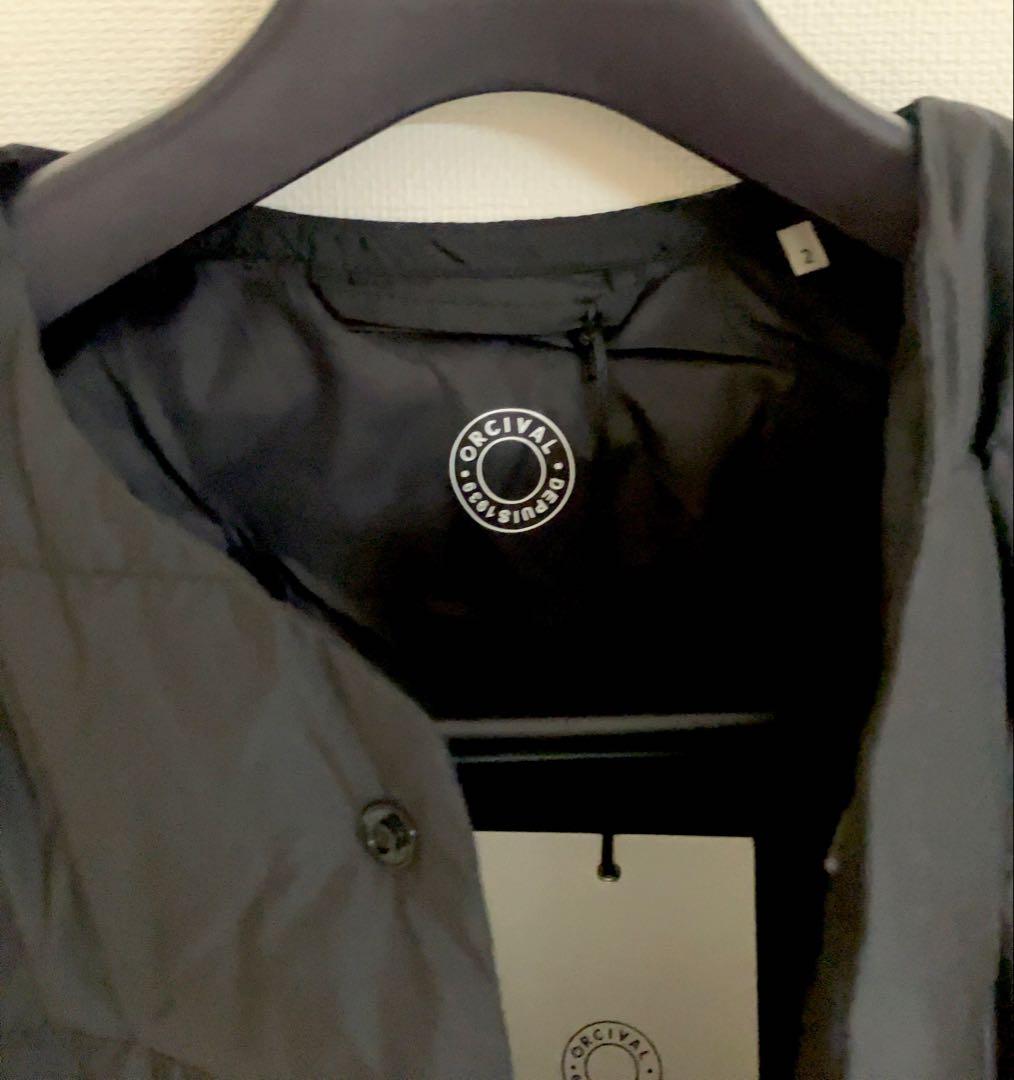 【お値下げ中】Orcival(オーチバル・オーシバル)ショート丈ダウン（黒）